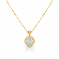 Colar de Ouro com Pingente Delicado