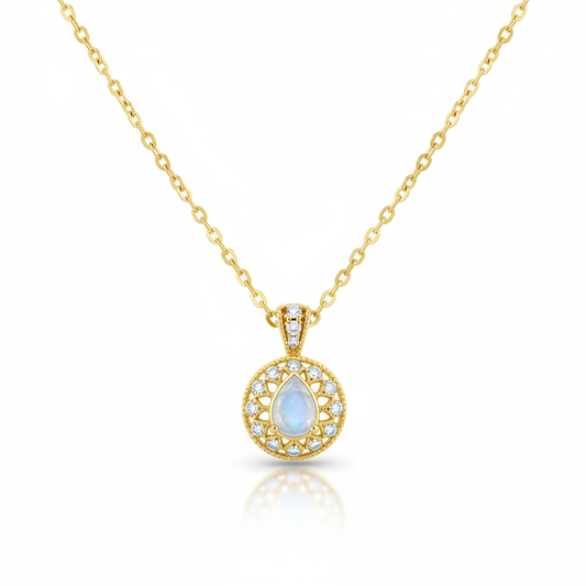 Colar de Ouro com Pingente Delicado